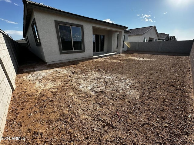 view of rear view of property