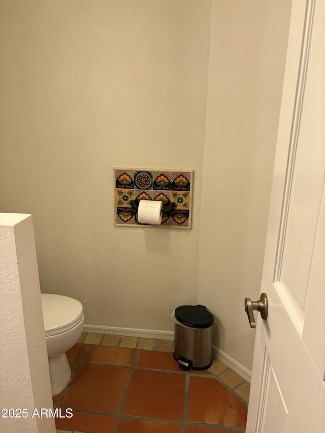 8426 N 15th Dr, Phoenix, AZ 85021 - bathroom with tile patterned floors, baseboards, and toilet