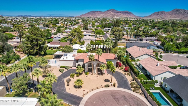 8426 N 15th Dr, Phoenix, AZ 85021 - bird's eye view featuring a mountain view and a residential view