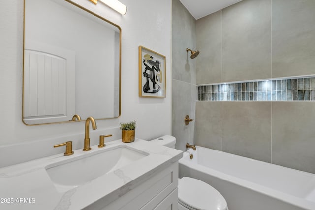 1001 N Nielson St, Gilbert, AZ 85234 - bathroom with toilet, vanity, and  shower combination