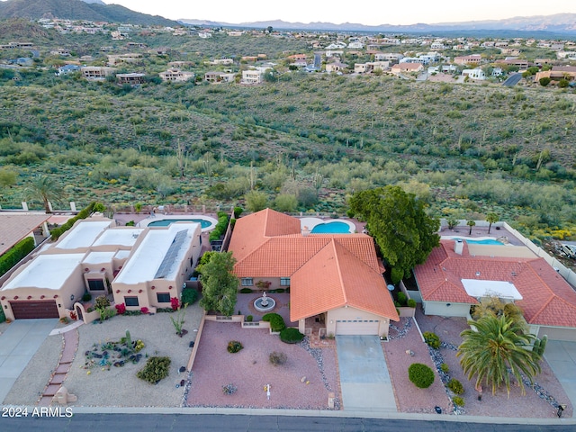 view of birds eye view of property