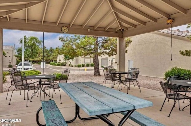 view of patio / terrace featuring outdoor dining space