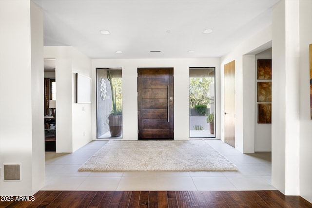 9894 E Miramonte Dr, Scottsdale, AZ 85262 - entrance foyer with tile patterned flooring and recessed lighting