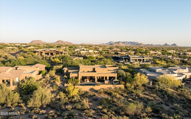 9894 E Miramonte Dr, Scottsdale, AZ 85262 - aerial view of residential area featuring mountains