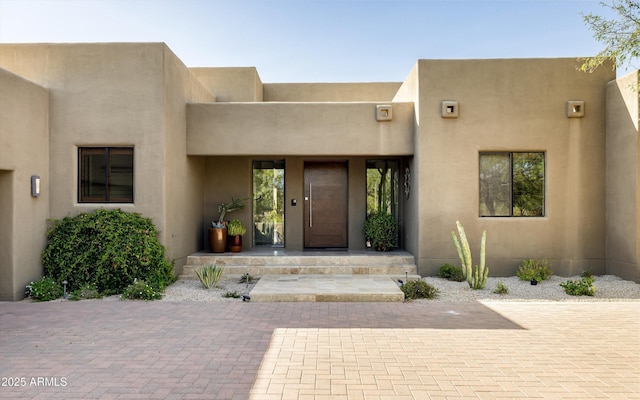 9894 E Miramonte Dr, Scottsdale, AZ 85262 - property entrance featuring stucco siding