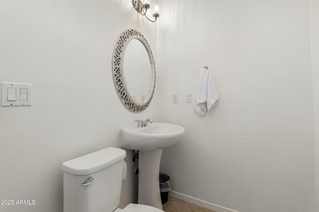 26719 S 195th St, Queen Creek, AZ 85142 - half bathroom with tile patterned floors, baseboards, and toilet