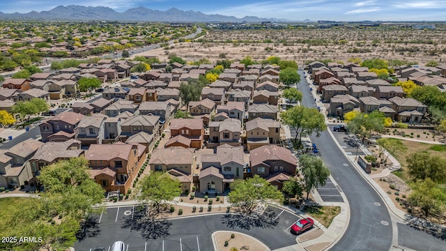 3932 E Melinda Dr, Phoenix, AZ 85050 - birds eye view of property with a residential view and a mountain view