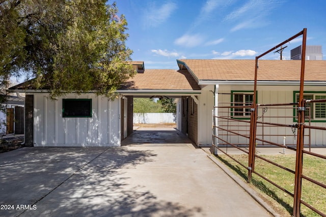 view of ranch-style home