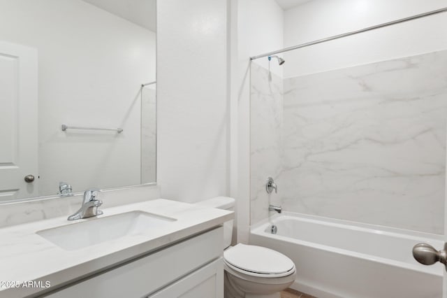 17806 W Vogel Ave, Waddell, AZ 85355 - full bathroom with vanity, toilet, and bathing tub / shower combination
