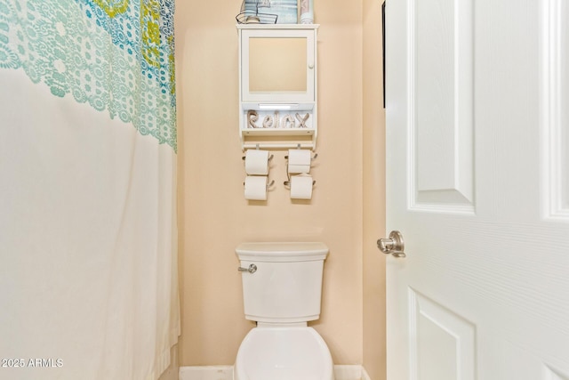 3823 E Kroll Dr, Gilbert, AZ 85234 - bathroom with toilet and baseboards