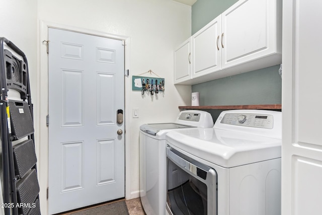 3823 E Kroll Dr, Gilbert, AZ 85234 - washroom featuring washer and dryer and cabinet space