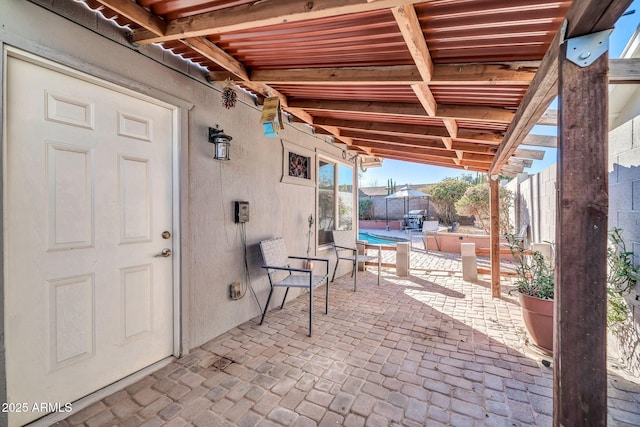 view of patio / terrace