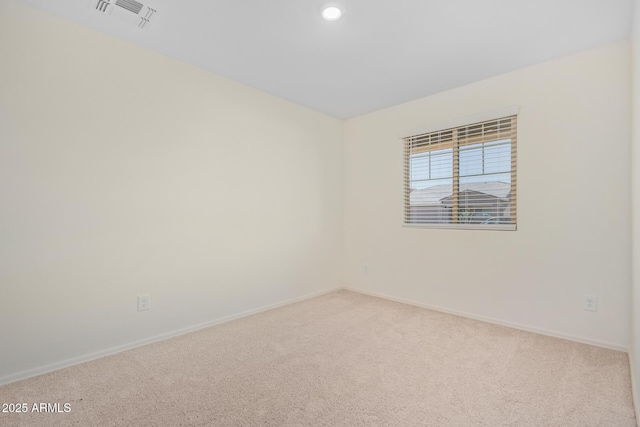 spare room with carpet