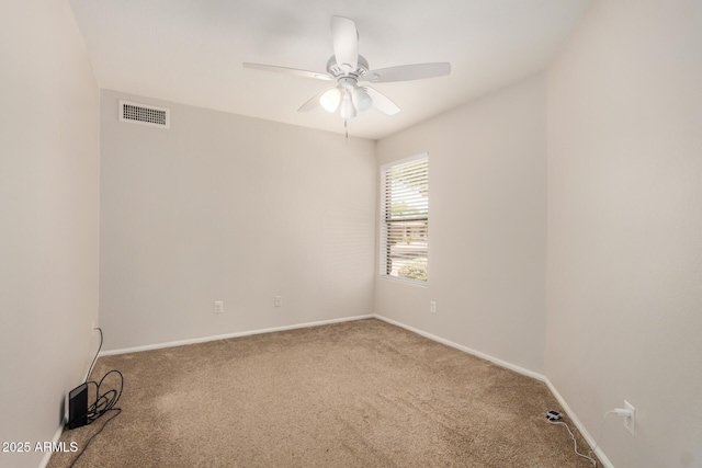 11531 E Persimmon Ave, Mesa, AZ 85212 - spare room with carpet flooring, ceiling fan, and baseboards