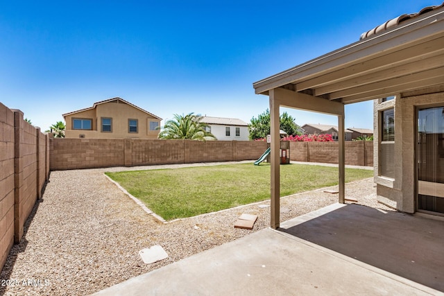 11531 E Persimmon Ave, Mesa, AZ 85212 - view of yard with a patio area and a playground