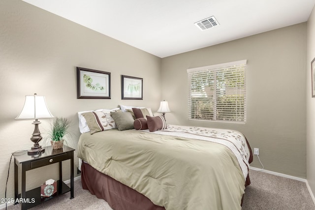 bedroom featuring carpet flooring