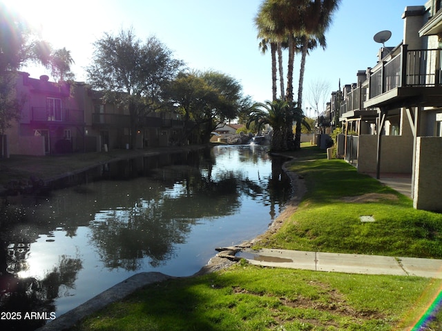 view of water feature