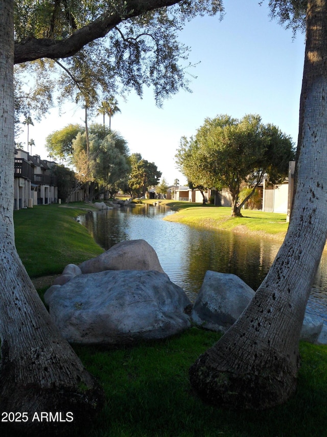 view of water feature