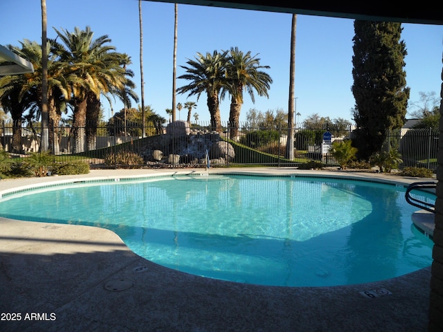 view of pool