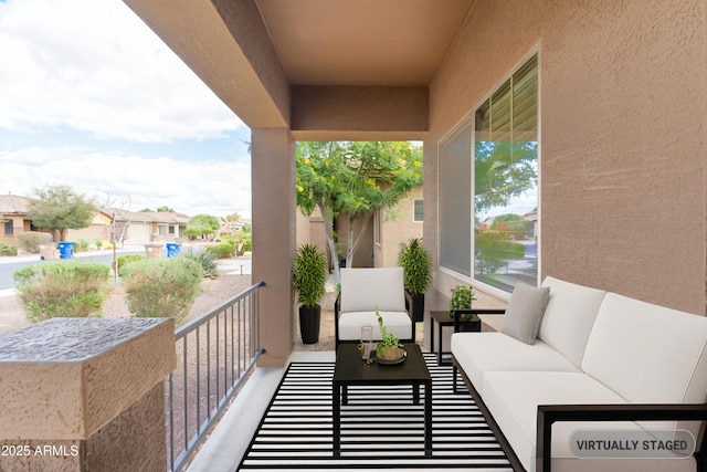 1453 W Birch Rd, San Tan Valley, AZ 85140 - balcony featuring an outdoor living space