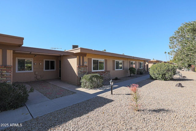 view of ranch-style home