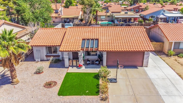 2009 W Calle Del Norte Dr, Chandler, AZ 85224 - rear view of property featuring a tile roof and a residential view