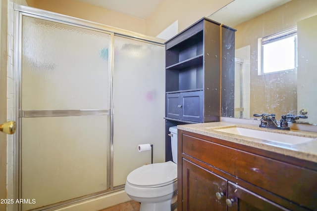 2009 W Calle Del Norte Dr, Chandler, AZ 85224 - full bath with toilet, vanity, and a shower stall