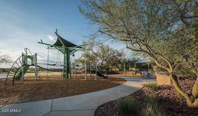 view of community playground