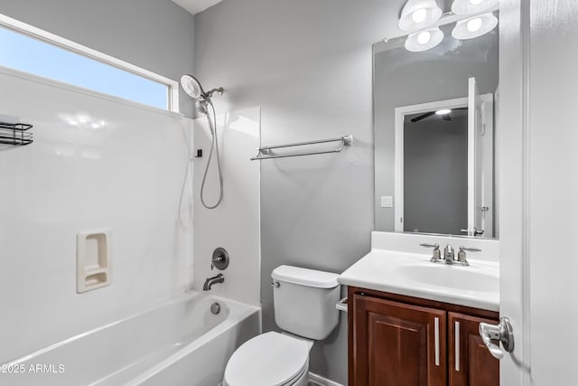 16763 W Magnolia St, Goodyear, AZ 85338 - full bath with vanity, toilet, and shower / tub combination