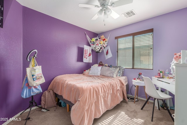 4817 W St Charles Ave, Laveen, AZ 85339 - carpeted bedroom with baseboards and ceiling fan
