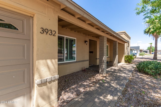 view of entrance to property