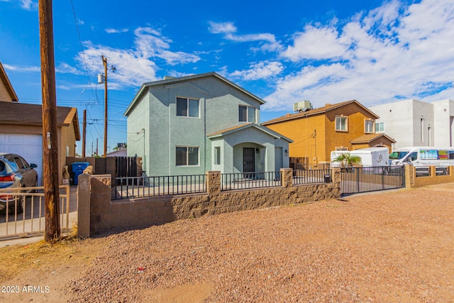 view of front of property