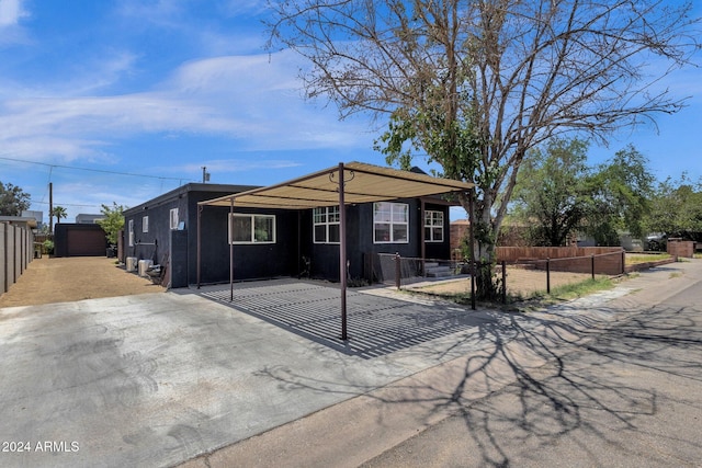 view of rear view of property