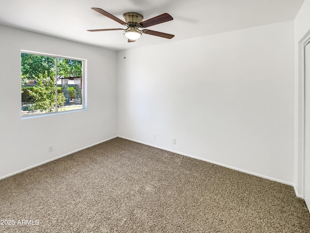 920 E Garnet Ave, Mesa, AZ 85204 - empty room with carpet, ceiling fan, and baseboards