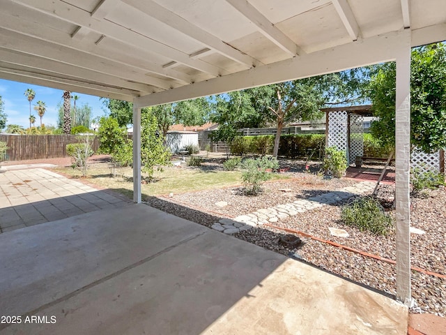 920 E Garnet Ave, Mesa, AZ 85204 - fenced backyard featuring a patio