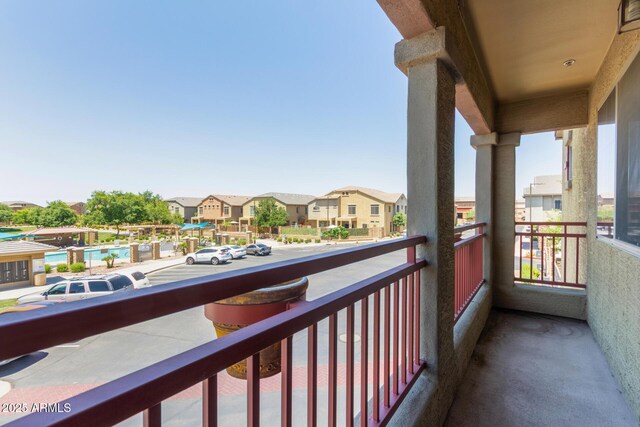 1350 S Greenfield Rd Unit 2205, Mesa, AZ 85206 - balcony with a residential view