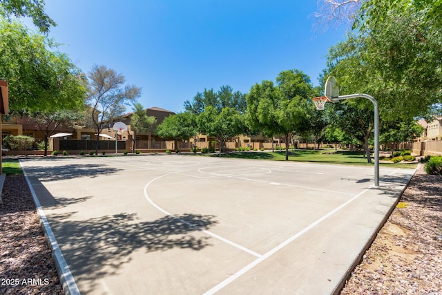 1350 S Greenfield Rd Unit 2205, Mesa, AZ 85206 - view of basketball court with community basketball court and fence