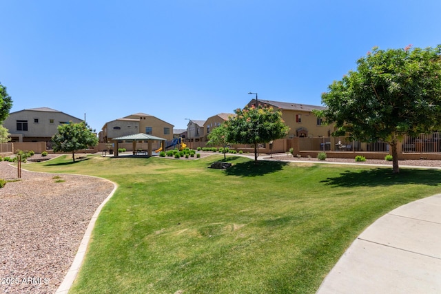 1350 S Greenfield Rd Unit 2205, Mesa, AZ 85206 - view of property's community with a gazebo and a residential view