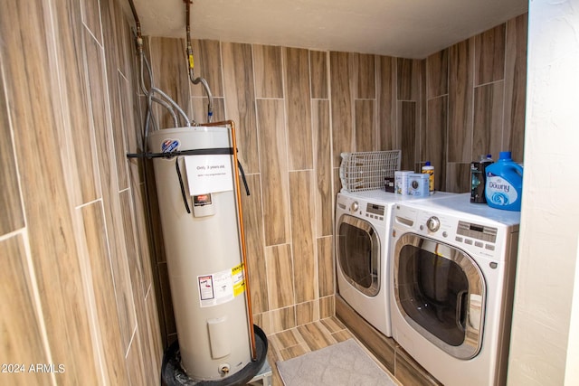 5120 N Juniper Loop, Pine, AZ 85544 - laundry area featuring laundry area, water heater, and washing machine and clothes dryer