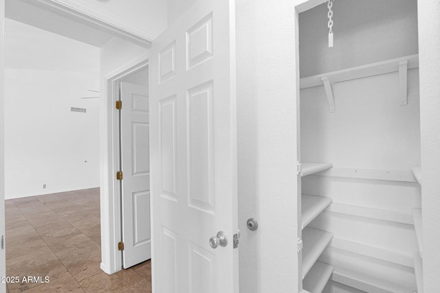 view of closet