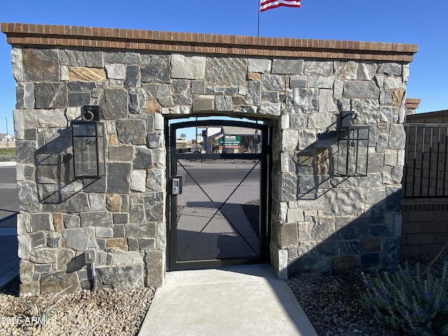 view of entrance to property