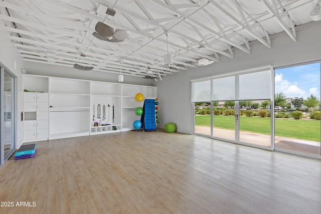 5725 S 101st St, Mesa, AZ 85212 - workout room with wood finished floors