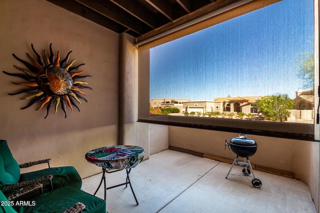 16626 E Westby Dr Unit 108, Fountain Hills, AZ 85268 - view of patio featuring a balcony and a grill