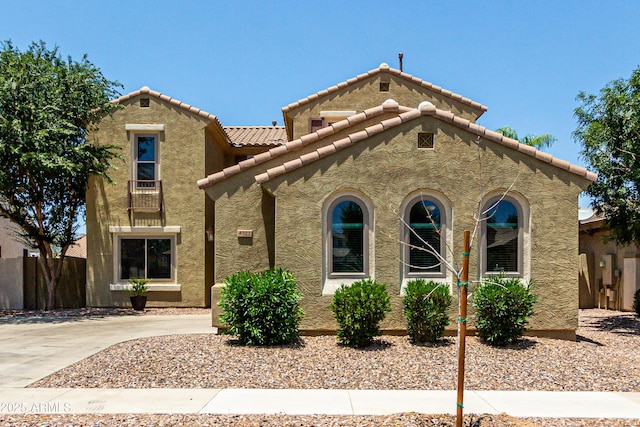 4322 S Ranger Trl, Gilbert, AZ 85297 - mediterranean / spanish-style home with stucco siding and a tile roof