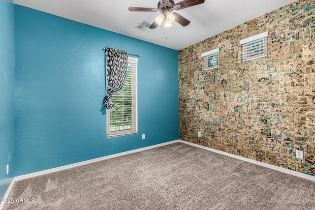 4322 S Ranger Trl, Gilbert, AZ 85297 - empty room featuring carpet floors and a ceiling fan