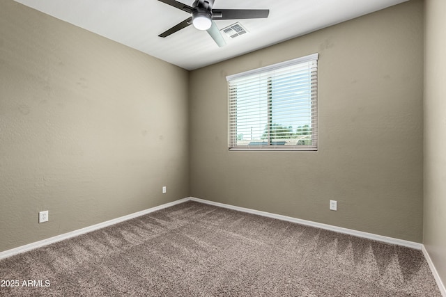 4322 S Ranger Trl, Gilbert, AZ 85297 - carpeted spare room featuring a ceiling fan and baseboards