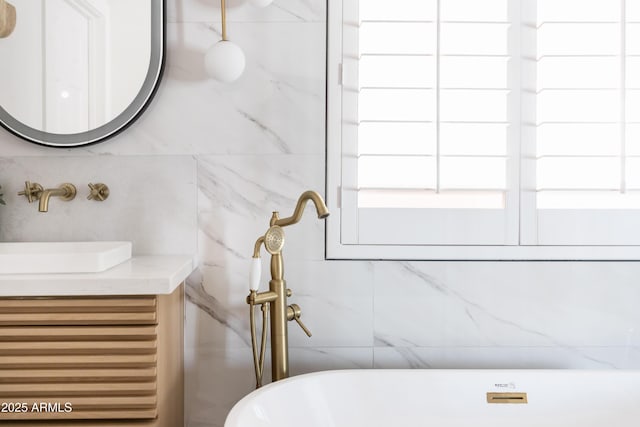 802 N Lisbon Dr, Chandler, AZ 85226 - bathroom with a soaking tub and vanity
