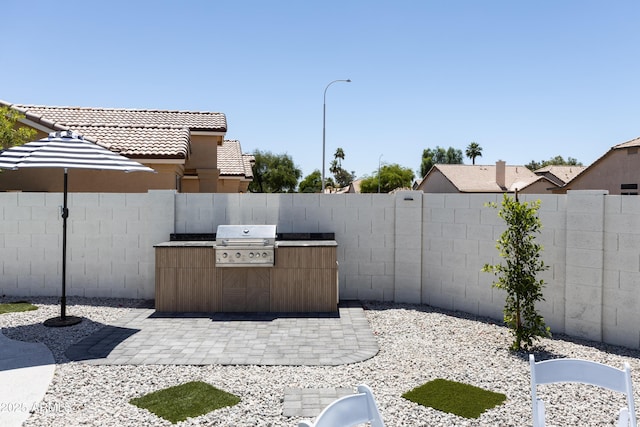 802 N Lisbon Dr, Chandler, AZ 85226 - fenced backyard featuring a patio