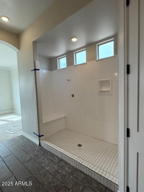 10039 W Verde Ln, Avondale, AZ 85392 - bathroom with baseboards and walk in shower