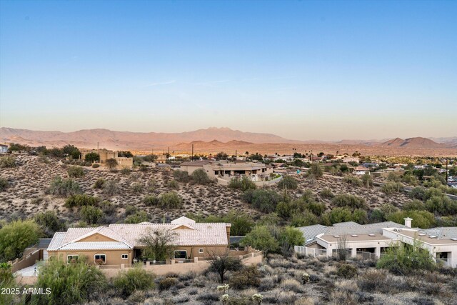 property view of mountains with view of desert